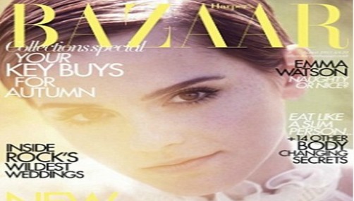 Emma Watson posó para Harper's Bazaar UK
