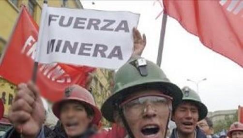 Sindicatos mineros de Chile realizarán paro nacional el 11 de julio