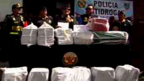 Arequipa: incautan 356 kilos de cocaína en un camión