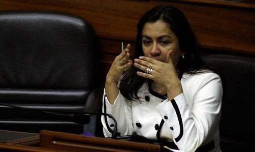 Hoy deciden investigación a vicepresidenta Marisol Espinoza