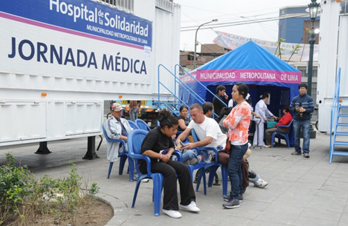 SISOL inicia 5 campañas simultáneas de salud en 5 plazas de la capital