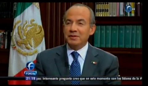 México: Presidente Calderón llama a fortalecer la confianza en el país