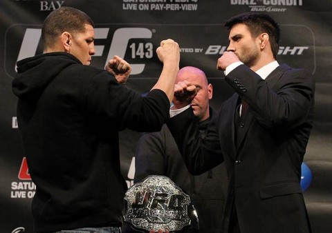 UFC: Hoy es el pesaje de Nick Diaz vs Carlos Condit