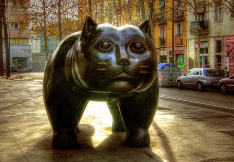 Escultura 'El Gato' de Botero ya está en Colombia