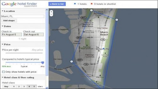 Consigue hospedaje con Google Hotel Finder