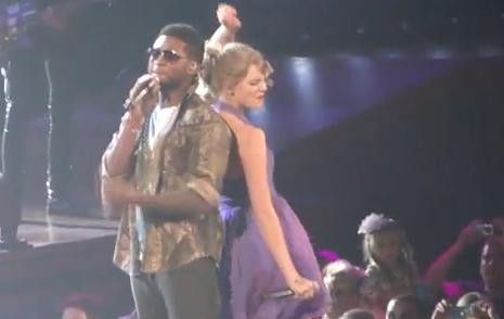 Taylor Swift a dúo con Usher (video)