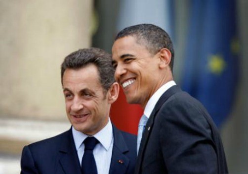 Obama le dice a Sarkozy: Afortunadamente la niña se parece a Carla