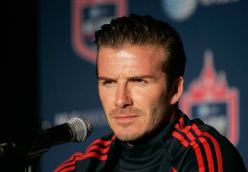 David Beckham, de visita benéfica en Filipinas