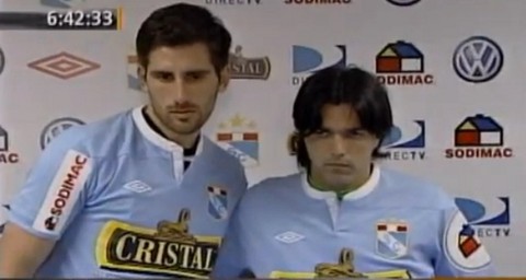 Jugadores de Sporting Cristal presentó a sus dos nuevos refuerzos del extranjero (video)