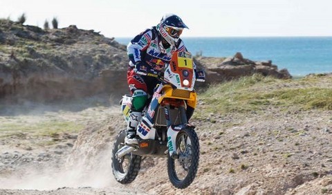 Español Marc Coma ganó la cuarta etapa del Dakar 2012