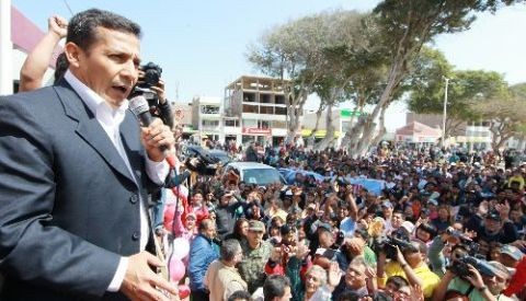 Ollanta Humala: 'Gana Perú no es una agencia de empleo'
