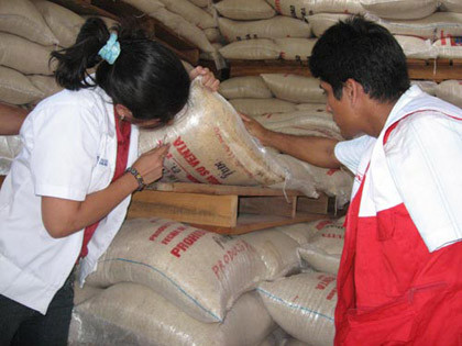 Arroz boliviano es hallado en almacén del Pronaa en Juliaca