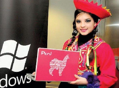 Primera laptop ensamblada en Perú fue exhibida