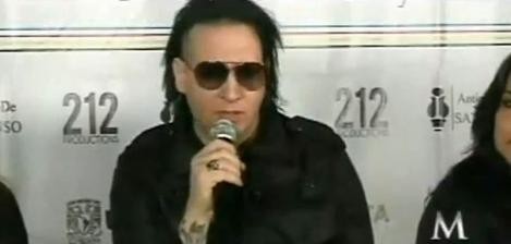 Marylin Manson exhibe sus obras plásticas en México (video)