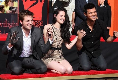 Robert Pattinson, Kristen Stewart y Taylor Lautner dejaron sus huellas