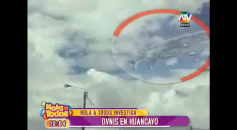Gigantesco ovni cruzó cielo de Huancayo