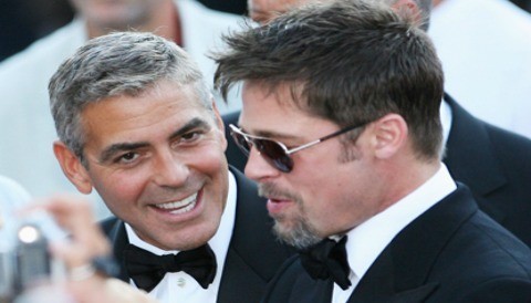 George Clooney y Brad Pitt no se ven tanto como quisieran