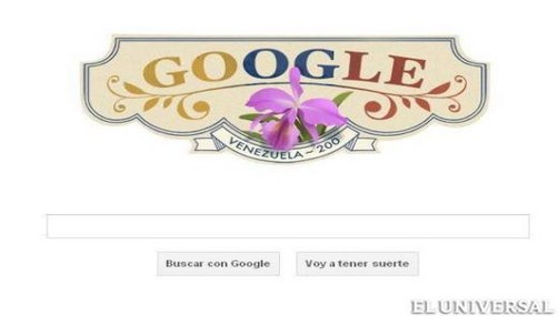 Google rinde homenaje al bicentenario de Venezuela