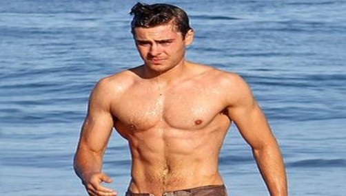 Zac Efron trabaja muy duro