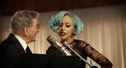 Lady Gaga junto a Tony Bennet cantando 'Lady is a Tramp'