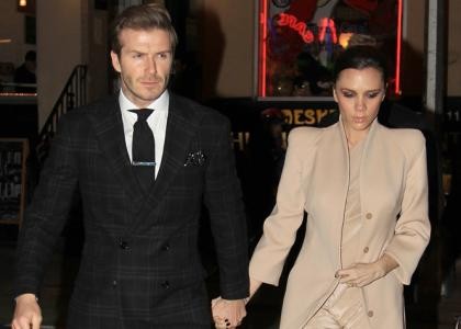 Los Beckham se dejan ver en público con Harper Seven