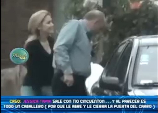 La periodista Jessica Tapia fue ampayada con un nuevo 'amiguito'