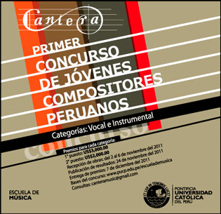 Primer Concurso de Jóvenes Compositores  Música Peruana Contemporánea