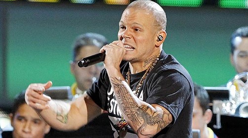 René Pérez de Calle 13 envió un saludo 'al de las llaves'