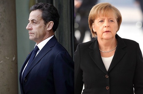 Merkel y Sarkozy definen hoy el futuro de la moneda europea