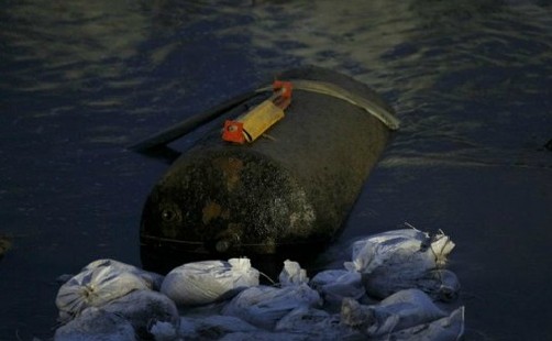 Bomba de la Segunda Guerra Mundial asustó a los alemanes (Fotos)