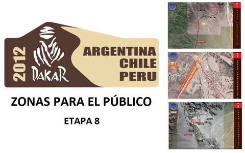 Conoce la guía de espectadores para la etapa 8 del Rally Dakar 2012