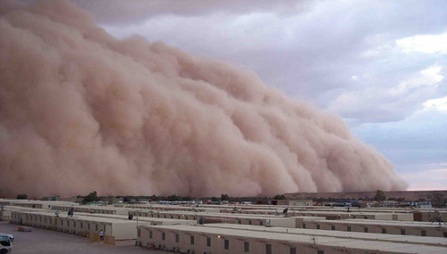 Mega tormenta de arena cubre ciudad de EE UU