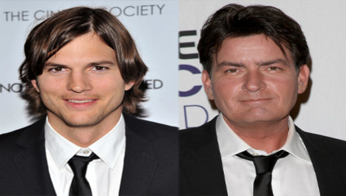 Duelo de comedias: Charlie Sheen vs Ashton Kutcher