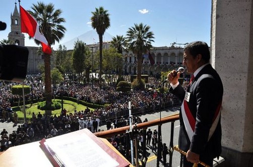 Ollanta Humala en Bagua: 'Ley de Consulta no tratará a ciudadanos como niñitos'