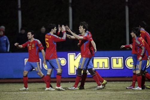 España choca ante Liechtenstein por la Eurocopa
