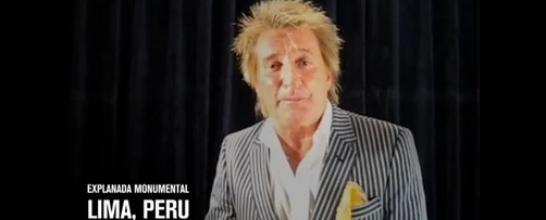 Rod Stewart envió saludos a fans peruanos