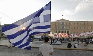 Griegos protestan contra medidas de austeridad del gobierno