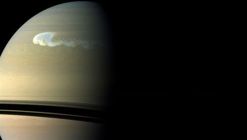 Científicos captan gran tormenta en Saturno
