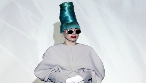 Lady Gaga a lo Marge Simpson