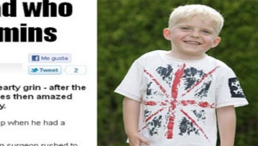 Reino Unido: Conozca al niño que sólo murió 40 minutos