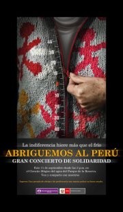 Ministra de Cultura anuncia evento benéfico  'Abrigando al Perú' para este domingo