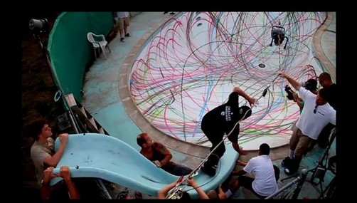 Pintura en skate (VIDEO)