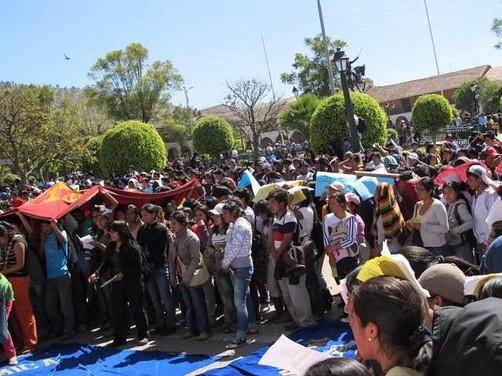 Ayacucho: Estudiantes tomaron la Universidad Nacional de Huamanga