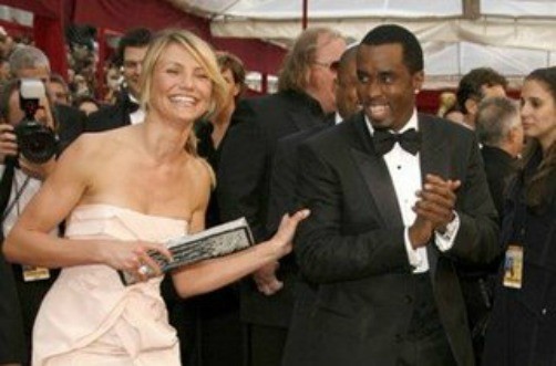 Cameron Diaz muy cerca de P. Diddy