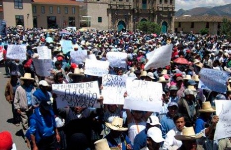 Paro contra estado de emergencia se inicia hoy en Cajamarca