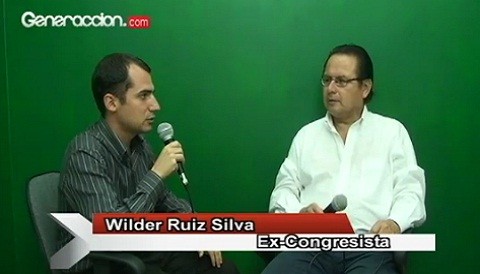 Entrevista al ex congresista Wilder Ruiz Silva