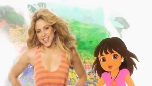 Shakira y Dora la exploradora cantan 'Todos Juntos'