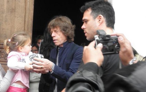 Mick Jagger visitó el Museo Larco de Pueblo Libre