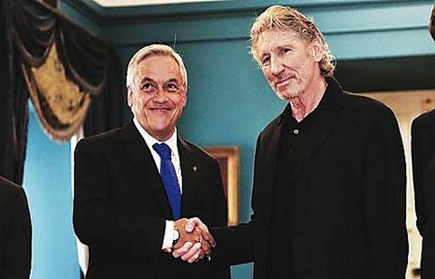 Roger Waters criticó al presidente de Chile Sebastián Piñera