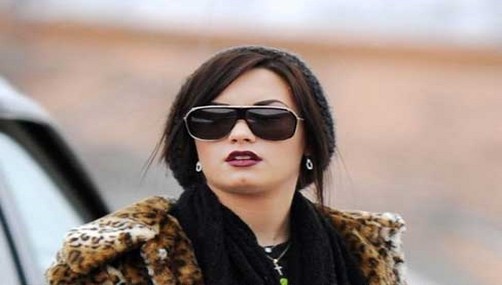 Demi Lovato y su look más gótico